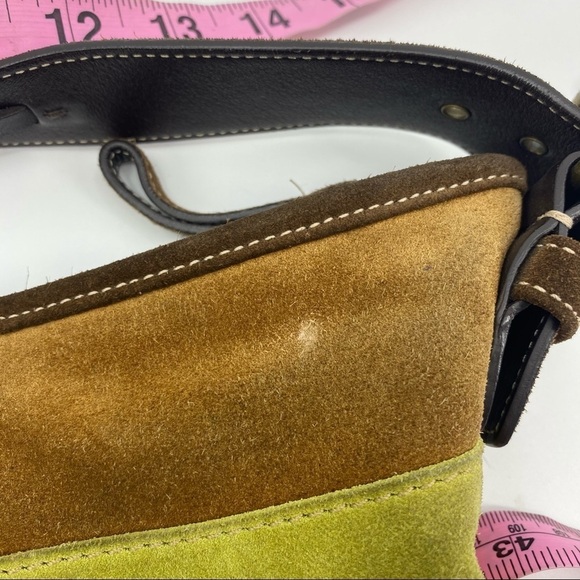 Coach 2004 suede patchwork hobo F04s-9587 - Picture 12 of 13